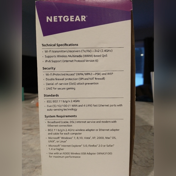 Netgear N300 WiFi Router - Picture 2 of 10